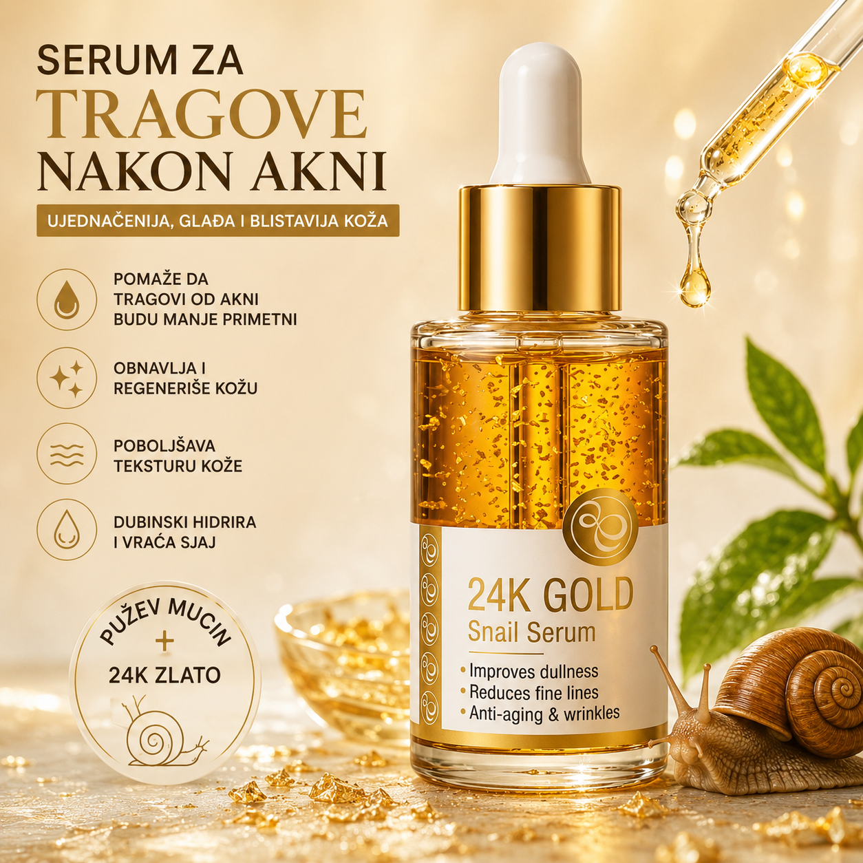 Serum protiv tragova od akni