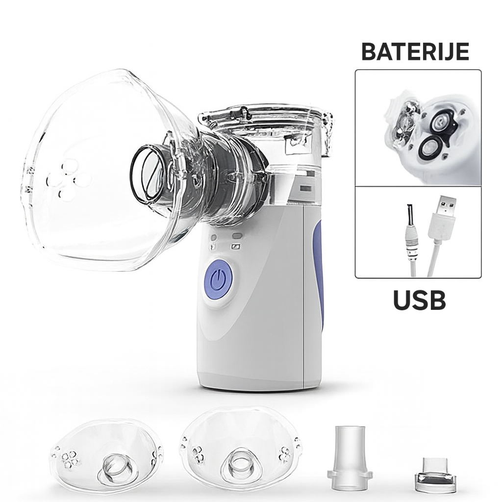 Rešenje Za Zapušen Nos, Kašalj I Teško Disanje Prenosivi Inhalator