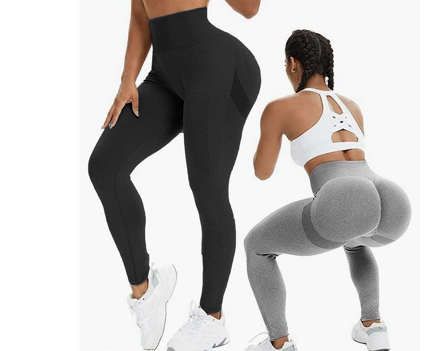 Sive+Crne Gratis - Komplet Fitness Leggings