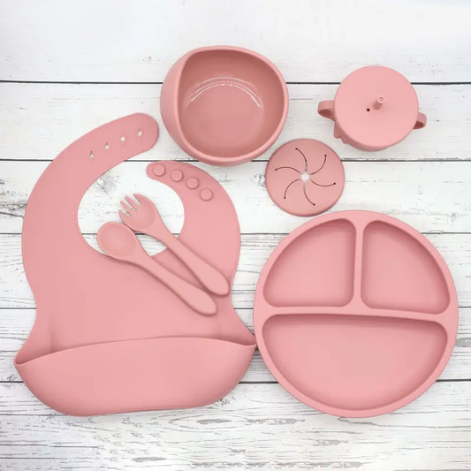 Silikonski Set Za Bebe BPA-FREE