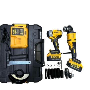 DeWALT aku SET – Udarna aku bušilica+ aku brusilica