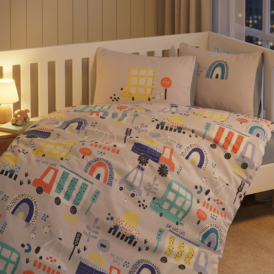 Brm Brm Bebi Posteljina - 100% Pamuk