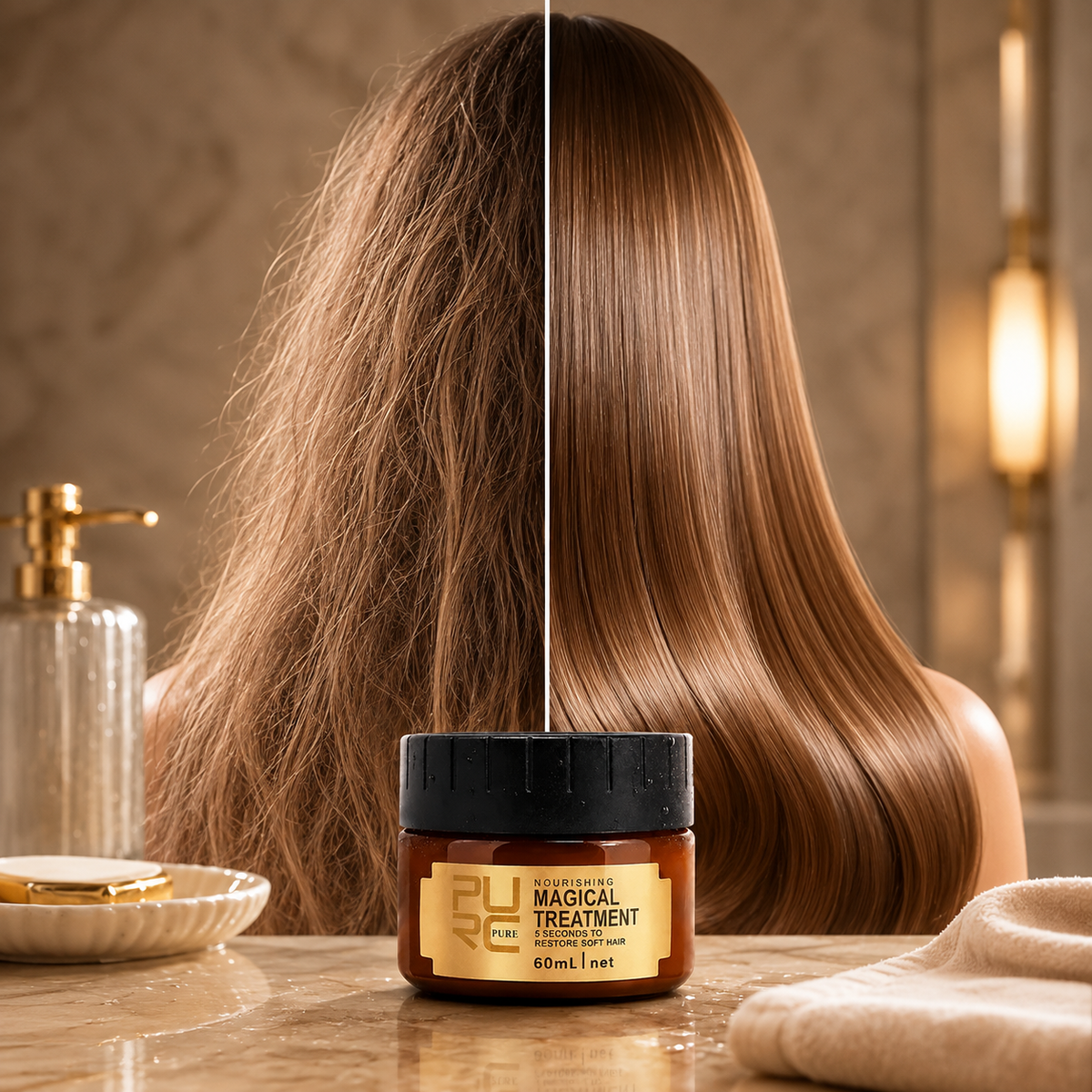 Pure Repair Mask™- Tretman sa Keratinom i Hranljivim Uljima