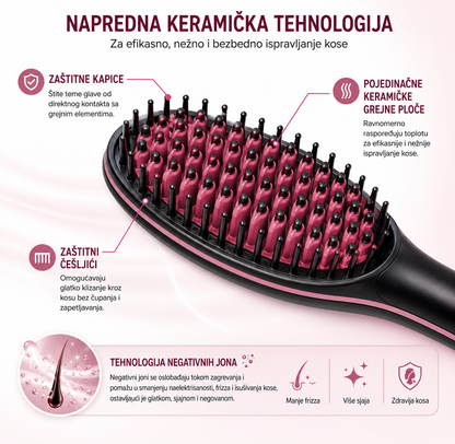 Glam'Brush™ – Savršeno glatka kosa za nekoliko sekudni