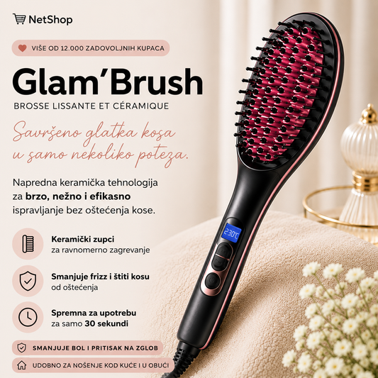 Glam'Brush™ – Savršeno glatka kosa za nekoliko sekudni